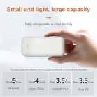 Plastic Power Bank - 2020 newest 10000mAh small size Power Bank LWS-8020